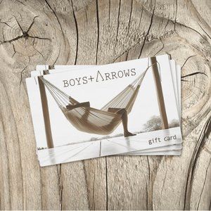 Boys + Arrows $125 e-Gift Card